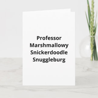 SnuggleNames: Personalised Love Name Greeting Card