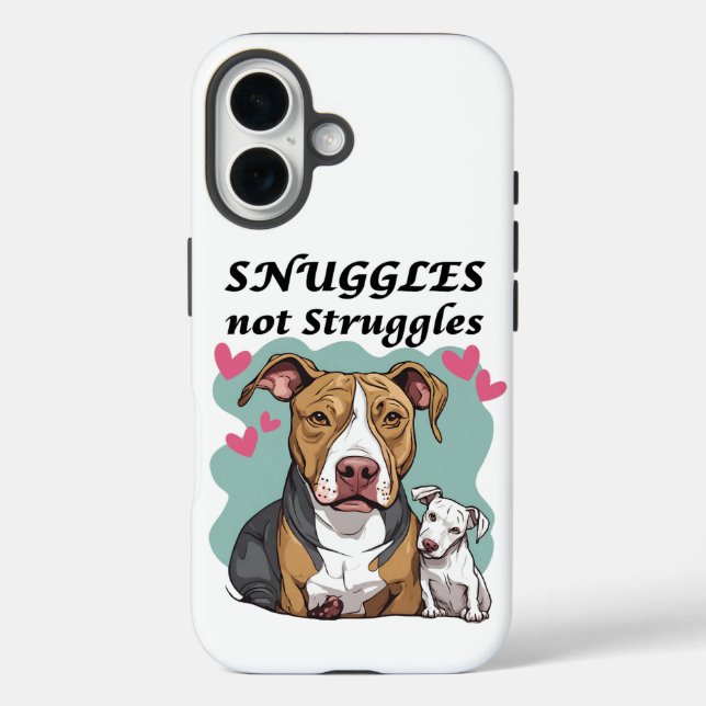 Snuggles Not Struggles Case-Mate iPhone Case (Back)