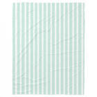 Snuggly Cute Mint Green and White Striped