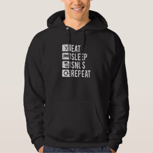Snus Idea No Smoker Nicotine Smokeless Tobacco Hoodie