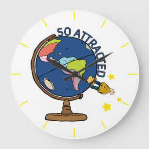 So Attracted Large Clock