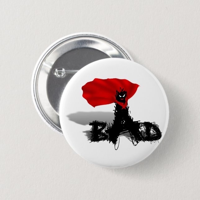 So Bad Scribble 6 Cm Round Badge (Front & Back)