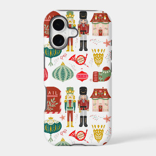 So beautiful traditional Nutcracker Watercolor Red