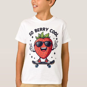 So Berry Cool Fruit Lover Strawberry Season T-Shirt