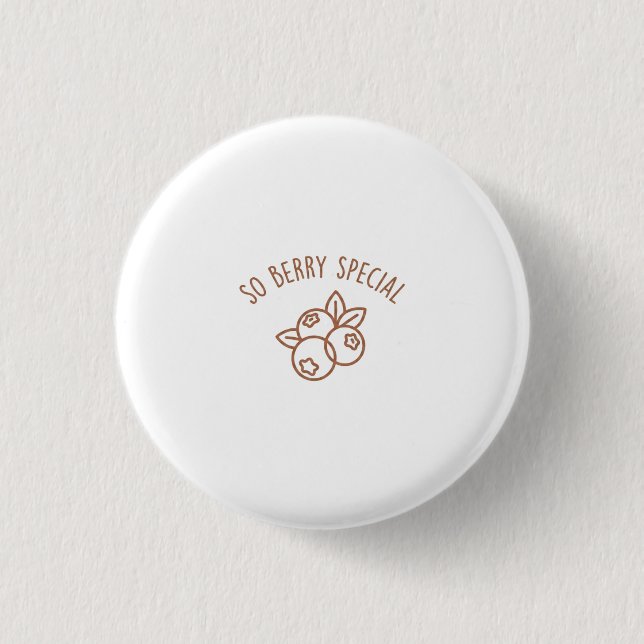  So berry special pin button (Front)