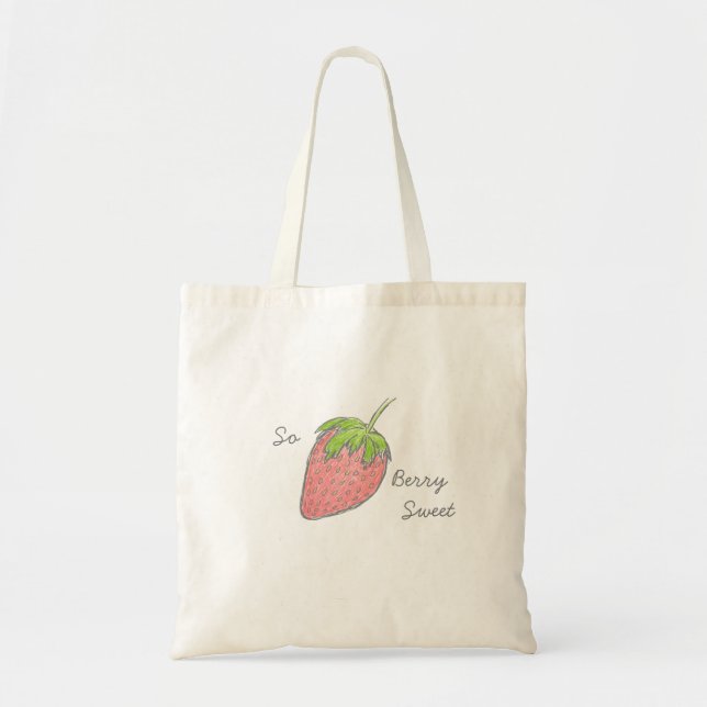 So Berry Sweet Tote Bag (Front)