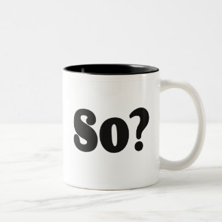So bf Two-Tone coffee mug