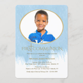 So Blessed Photo Religious Invitation