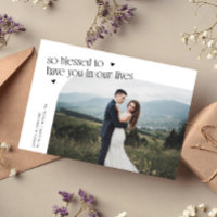 So Blessed White Wedding Photo