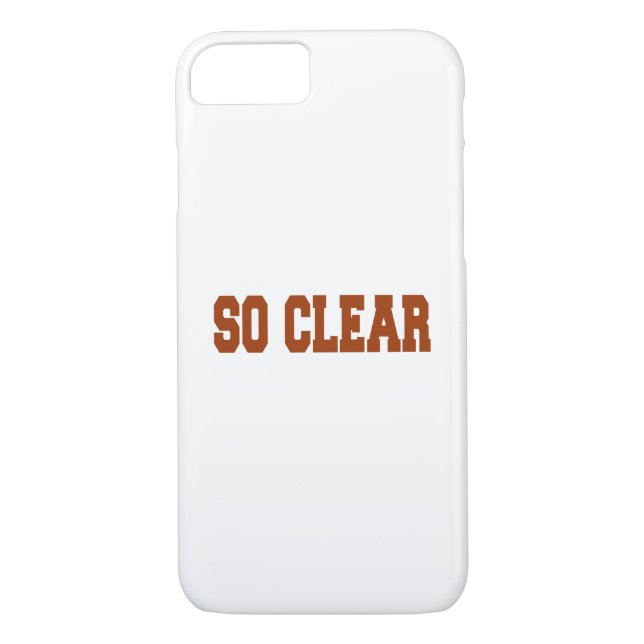 so clear Case-Mate iPhone case (Back)