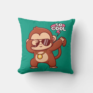 so cool monkey cushion