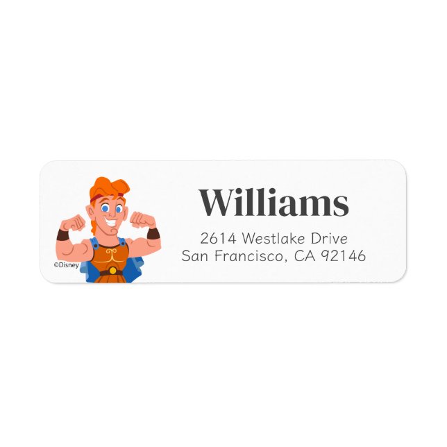 So Cute Hercules Label Return Address Label (Front)