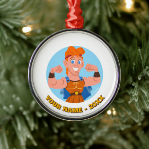 So Cute Hercules Metal Ornament