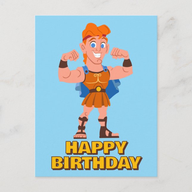 So Cute Hercules Postcard (Front)