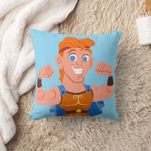 So Cute Hercules Throw Pillow (Blanket)