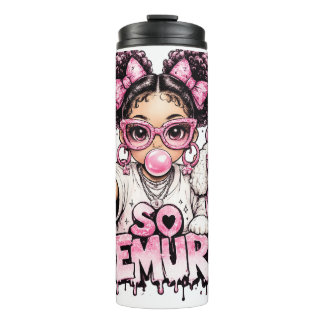 So Demure™ Pink Glam Girl Bubblegum Skinny Tumbler