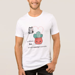So Different , Perfect Together – Cute Love Couple Tri-Blend Shirt