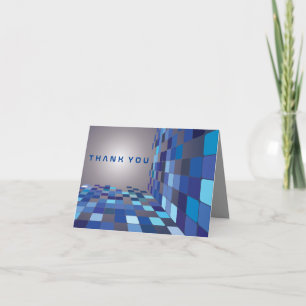 SO DIGITAL Bar Bat Mitzvah Folded Thank You Card