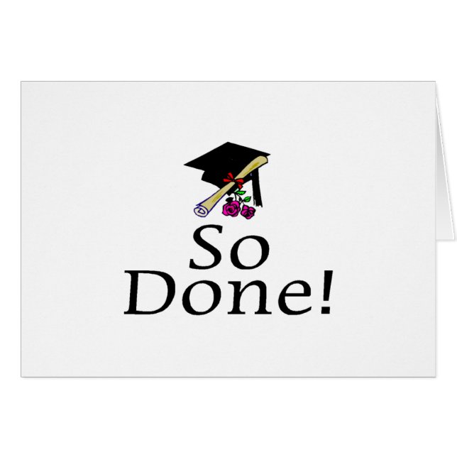 So Done (Front Horizontal)