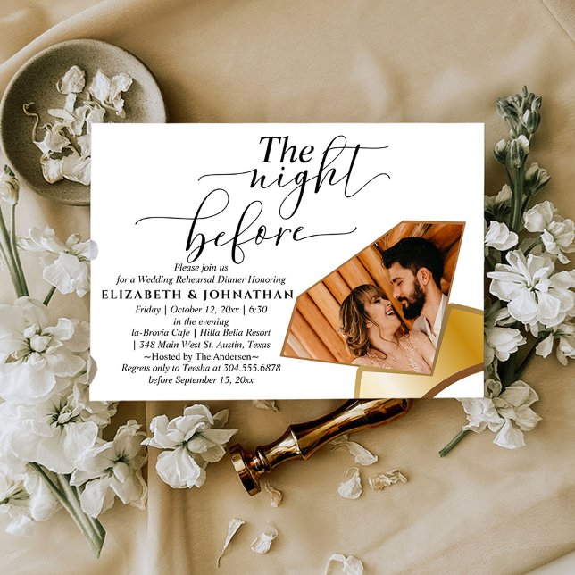 So Elegant The Night Before Rehearsal Dinner  Invitation (Creator Uploaded)