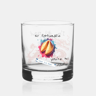 "So Fortunate..." Customisable Whiskey Glass