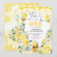 So Fun to Bee One Honeycomb Bee Birthday Party