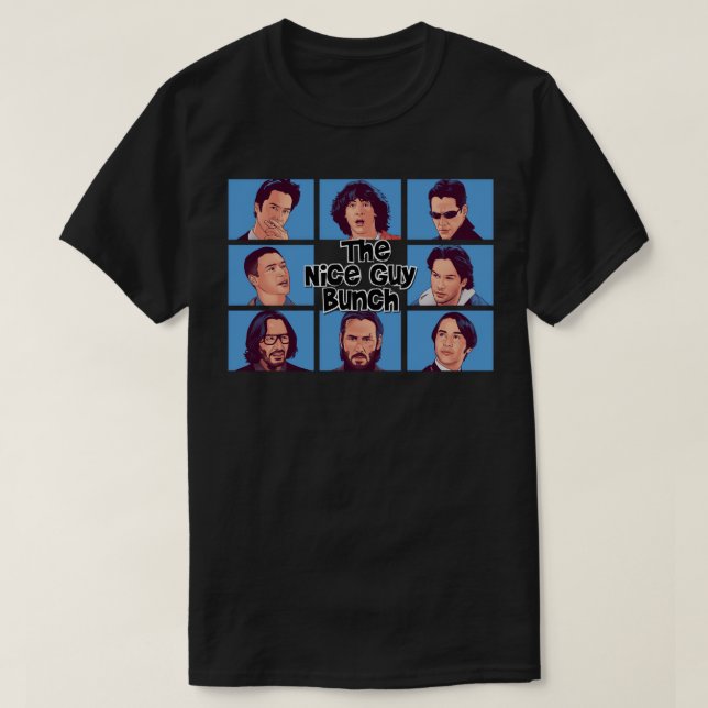 So Funny Keanu Art Reeves Funny Graphic Gift T-Shirt (Design Front)