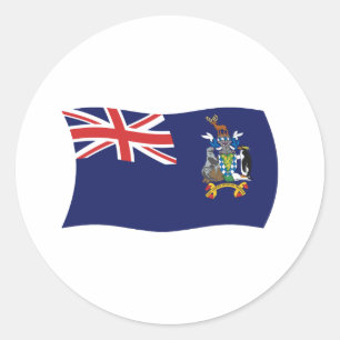 So Georgia And Sandwich Flag Sticker