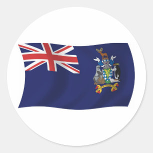 So Georgia And Sandwich Flag Sticker