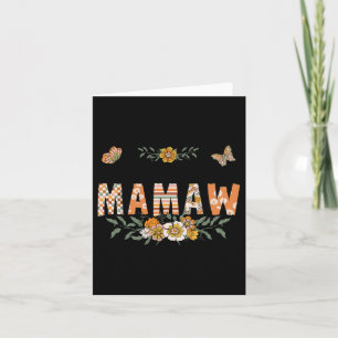 So God Made A Mamaw Flower Happy Mothers Day Grand Card