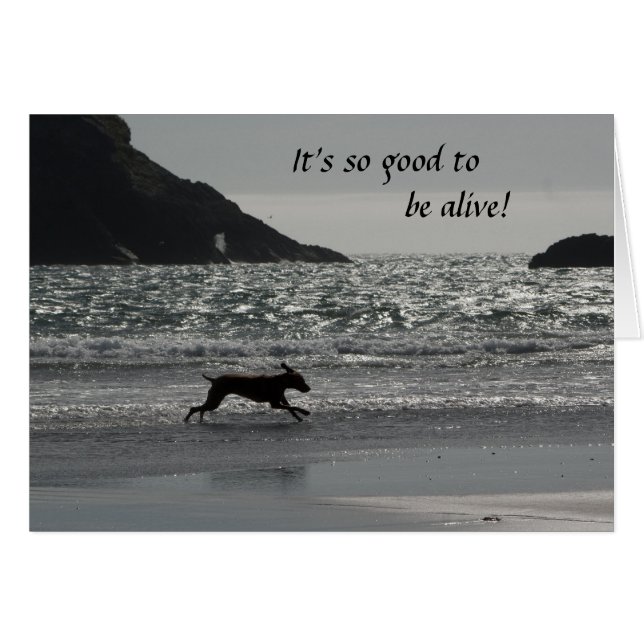 So good to be alive Card (Front Horizontal)