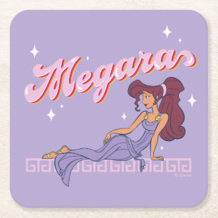 So Greek. So Chic. Megara Square Paper Coaster