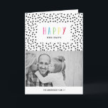So Happy | Holiday Photo Greeting Card<br><div class="desc">Photographs provided courtesy of ©Melissa Stallings Photography  

 For more colours and styles visit our shop!</div>