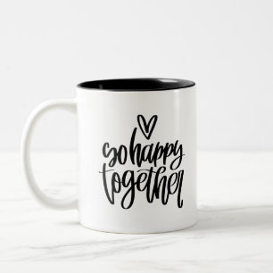 So happy together Two-Tone coffee mug