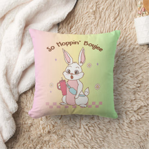 So Hoppin Boujee Tumbler Belt Bag Bunny Easter Day Cushion
