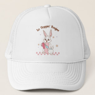 So Hoppin Boujee Tumbler Belt Bag Bunny Easter Day Trucker Hat