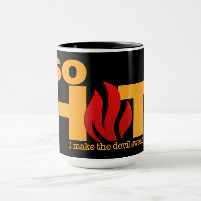SO HOT custom mug - choose style & colour (Center)