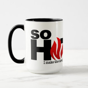 So Hot custom name mugs