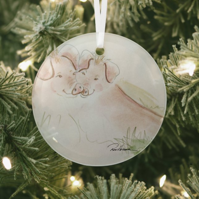 So In Love by Hevener Glass Tree Decoration (Insitu)