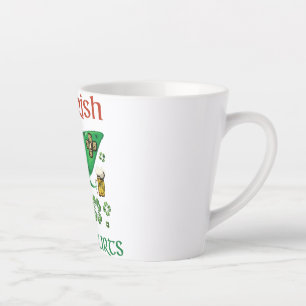 So Irish my liver hurts Latte Mug