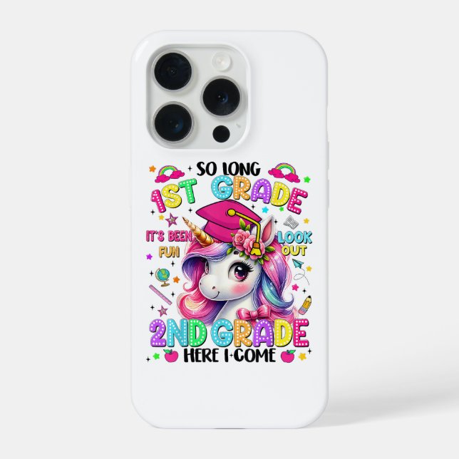 So Long 1st Grade 2nd Grade Here I Come iPhone Case (Back)