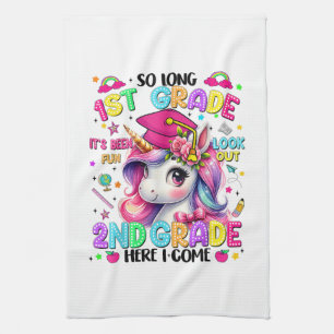 So Long 1st Grade 2nd Grade Here I Come Tea Towel