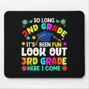 So Long 2nd Grade Graduation Graduate Teacher Kids Mouse Pad