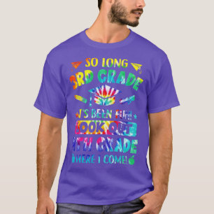 So Long 3rd Grade 4th Grade Here I Come Graduation T-Shirt