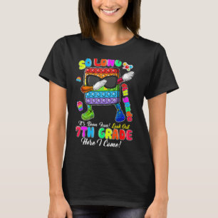 So Long 6th Grade Here I Come 7th Grade Dabbing Po T-Shirt