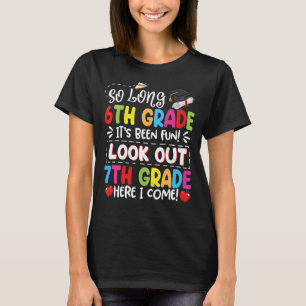 So Long 7th Grade 8th Grade Here I Come Graduation T-Shirt