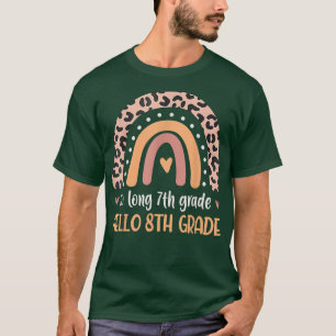SO LONG 7th Grade Hello 8th Grade Back To school R T-Shirt