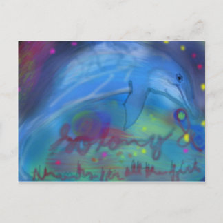 So long and thanks for all the fish! postcard