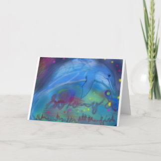 So long and thanks for all the fish! thank you card