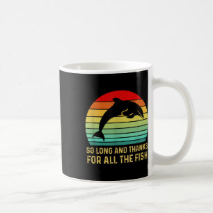 So Long And Thanks For All The Fish Vintage Coffee Mug